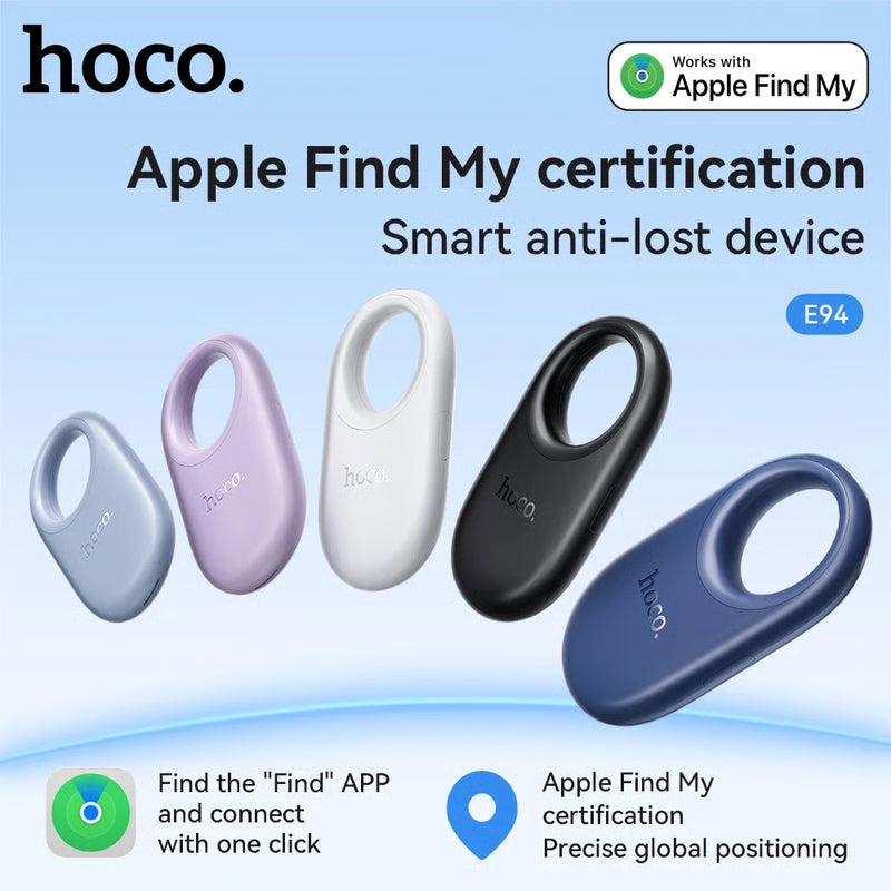 Smart Bluetooth Tracker Tag for Keys Wallet Bags Apple Find My Compatible Item Locator