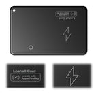 Ultra Slim Wallet Tracker Card with Wireless Charging for Apple Find My Smart GPS Locator