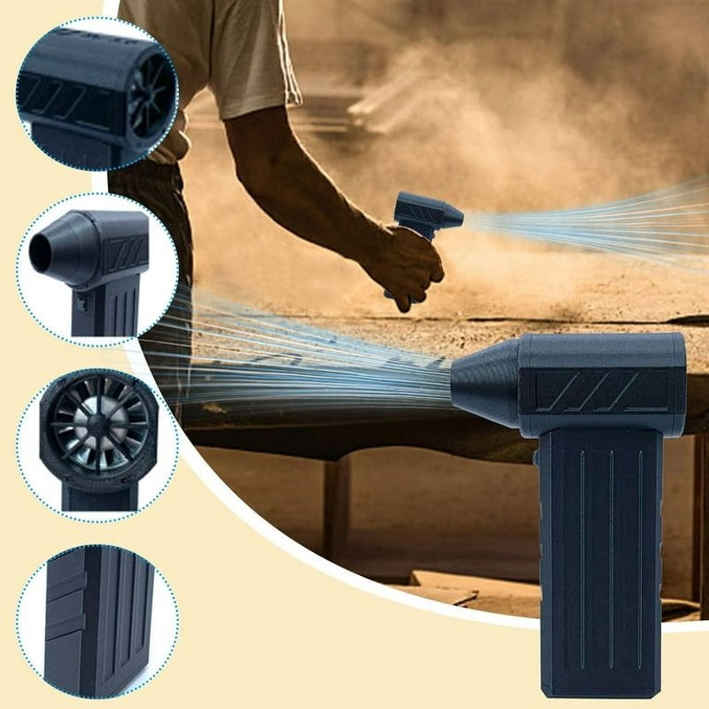 Turbo Jet Blower, 300,000RPM Violent Fan, High-Speed Dust Cleaner, Type-C Charging, 53m/s Strong Winds for Deep Cleaning