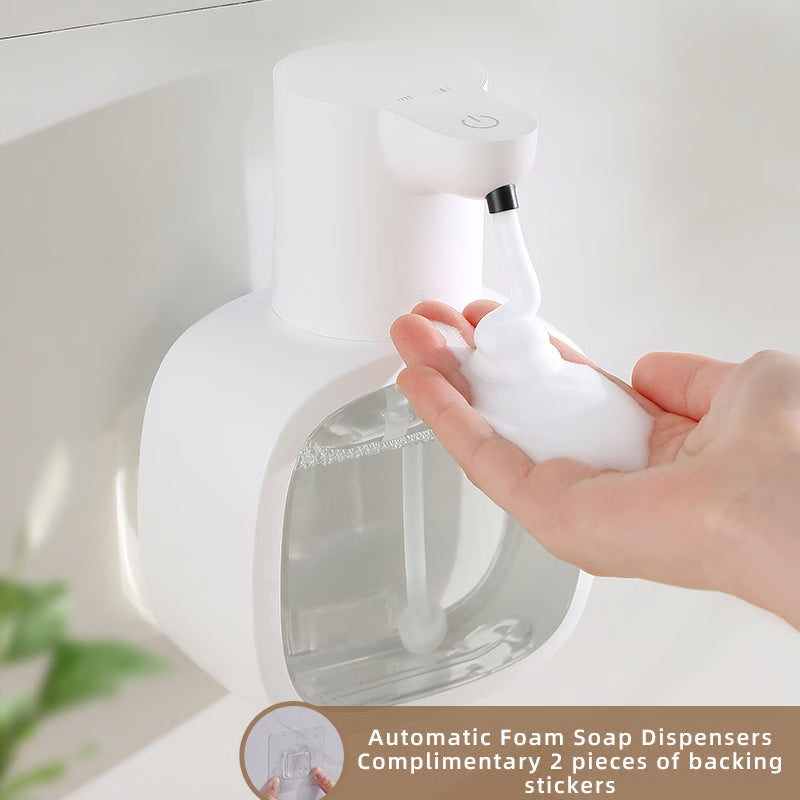 Smart Wall Mounted Automatic Soap Dispenser Touchless Foam Sensor Rechargeable