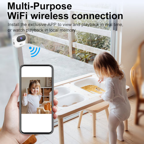 Home Security Camera Monitor, Mini Camera WiFi Smart, Surveillance Camera With Motion Tracking, Camcorders Video