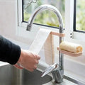 Adjustable Drain Basket, Multifunction Sink Storage Rack, Sponge Cloth Soap Box, Kitchen Holders Gadgets