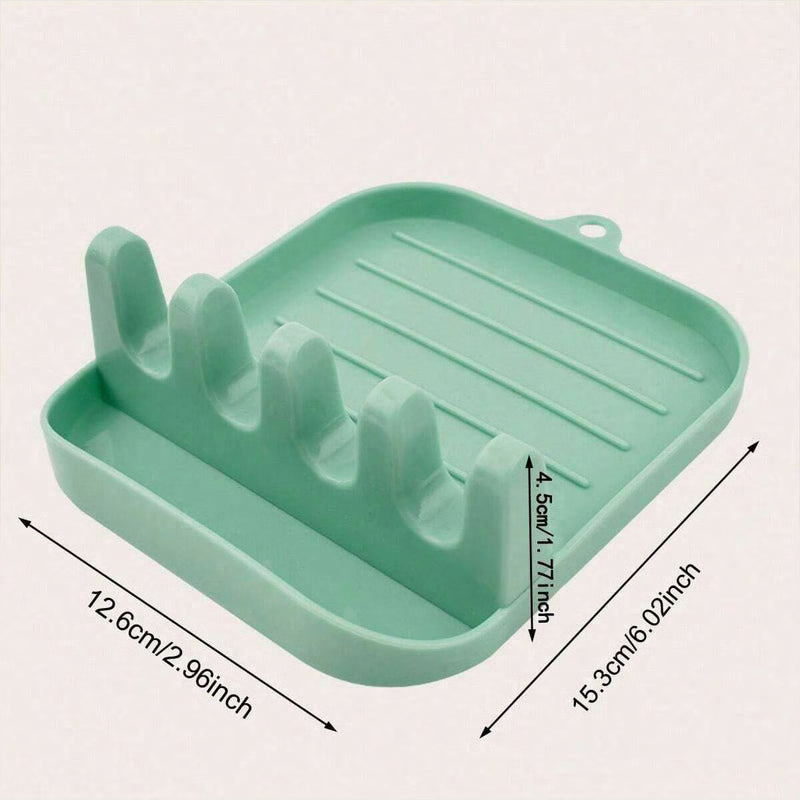 Multi Function Kitchen Utensil Holder and Spatula Rack Organizer with Drip Tray