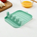 Multi Function Kitchen Utensil Holder and Spatula Rack Organizer with Drip Tray